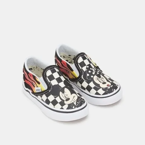 Tenis Vans Classic Slip On Mickey & Minnie Mouse Flam