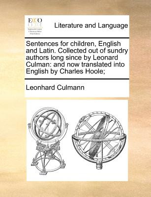 Libro Sentences For Children, English And Latin. Collecte...