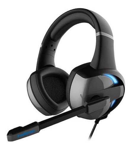Imagen 1 de 1 de Audífonos gamer Redlemon G8000 negro con luz rgb LED