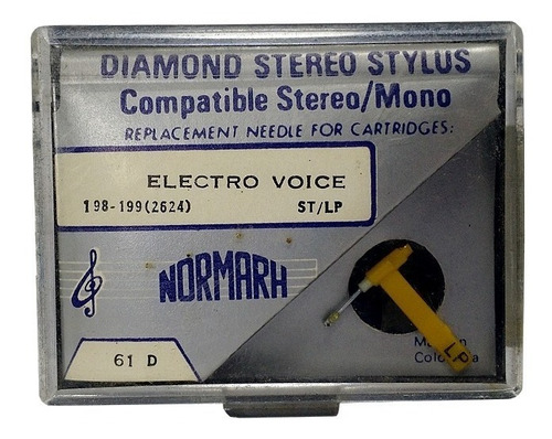 Aguja Normarh 61d Para Tocadiscos Electro Voice 198-199 