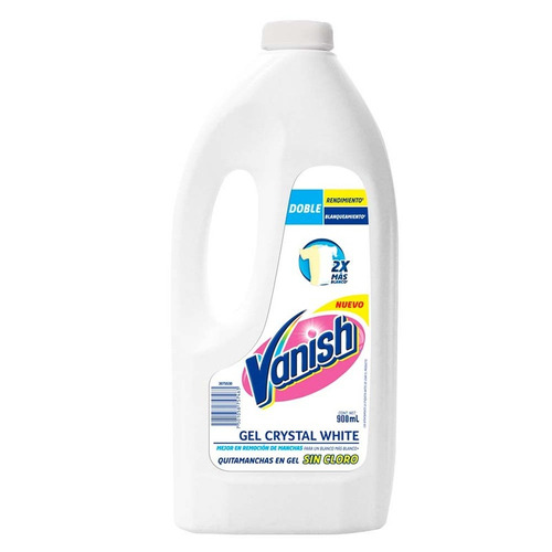 Vanish Gel Crystal White Quitamanchas Para Ropa Blanca 900ml | MercadoLibre