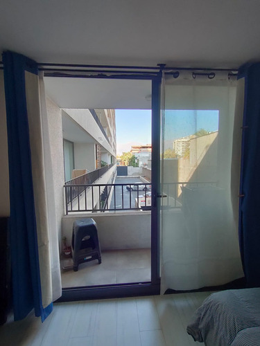 Depto Estudio Ñuñoa Con Terraza Y A Pasos Del Metro