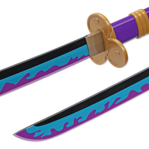 Katana Anime Original Textura Morada Enma Aproximadamente 10