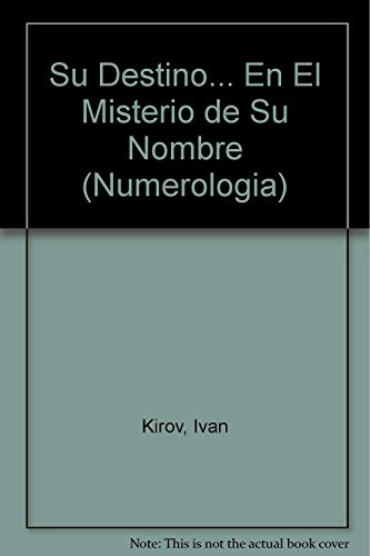 Libro Numerologia Su Destino En El Misterio De Su Nombre De