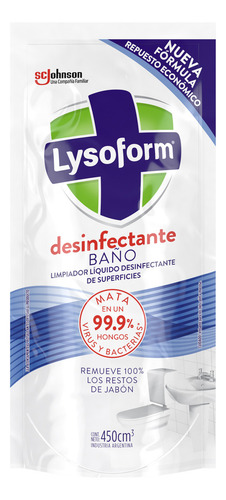 Lysoform Desinfectante Baño Doypack 450ml X2 Unidades