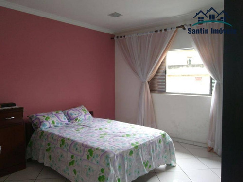 Imagem 10 de 21 de Casa Térrea Coberta Com Laje Com 3 Dormitórios,03 Vagas De Garagem À Venda, 140 M² Por R$ 335.000 - Condomínio Maracanã - Santo André/sp - Ca0126