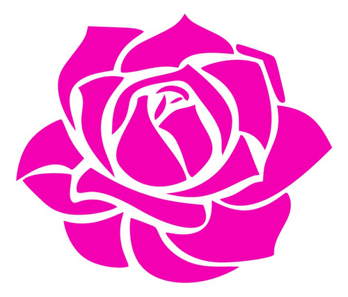 Vinilo Sticker Flor Rosa