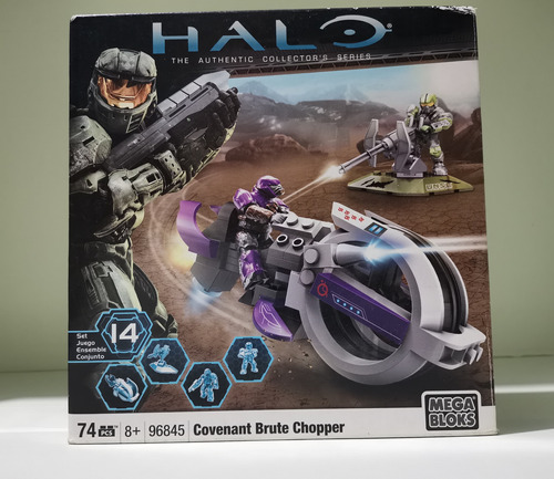 Halo Mega Bloks Covenant Chopper (completo) 
