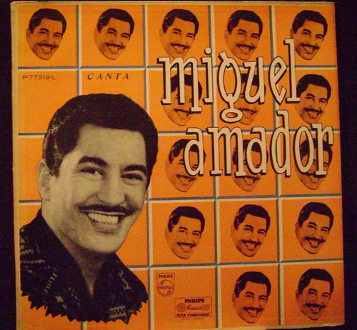 Canta Miguel Amador-philips-lp Vinilo