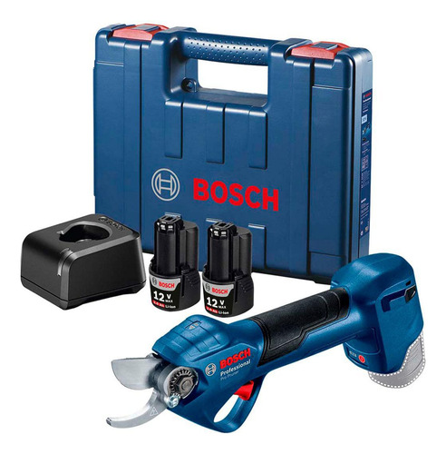Tesoura Para Podar A Bateria 12v Bosch Pro Pruner 2 Baterias