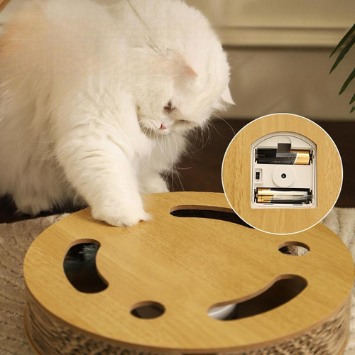 Gato Rascador Atrapa Ratón Juguete Interactivo Para Todas