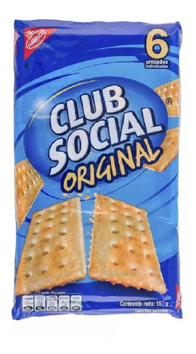 Galletitas Club Social Original X 144grs