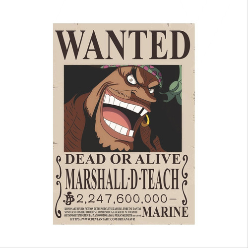 One Piece 4 Posters Recompensas Emperadores Del Mar Yonkou