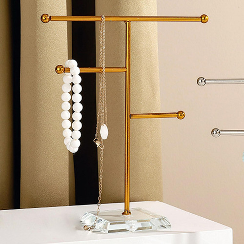 Soporte De Joyería Mostrar Joyería Estante De Dorado