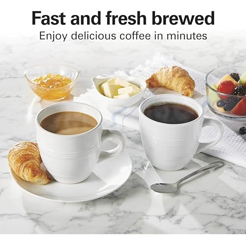 Hamilton Beach 47621 The Scoop Single Serve Coffee Maker & F