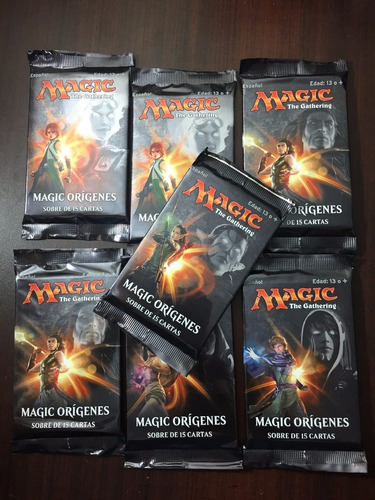 7 C/u Sobres Magic Orígenes Nuevos Y Sellados En Español