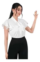Comprar Blusa En Color Blanco\u002F Blusas Elegantes\u002F Blusas Para Fiesta
