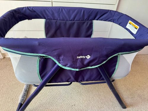 Cuna Moises Esmeralda Navy + Colchon Antireflujo Infanti (Usado)