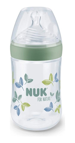 Mamadera Nuk For Nature 260 Ml -verde Mate