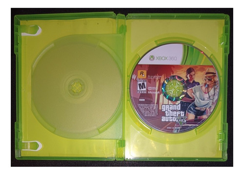 Juego Xbox 360 Grand Theft Auto Five V Con Mapa (Usado)