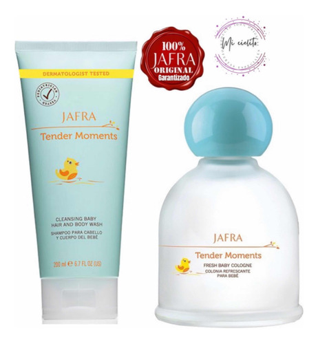 Jafra Tender Moments Fragancia + Shampoo Para Bebé