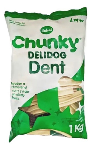 Delidog Dent Snack Perro Repuesto X 1 Kg