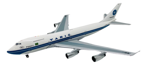 Avión A Escala De 1/400 B747200 Varig