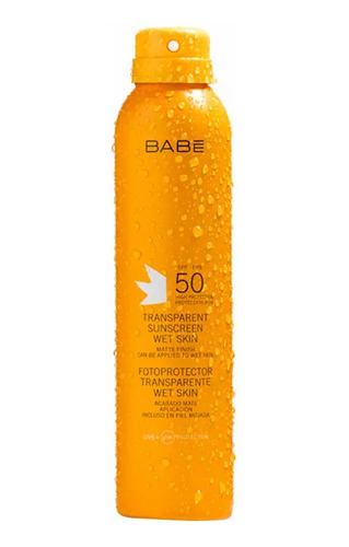 Babé Fotoprotector Transparente Wet Skin Spf 50 200ml