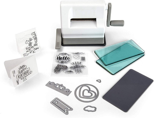Sizzix Sidekick Kit Maquina Troqueladora Estampadora Manual 