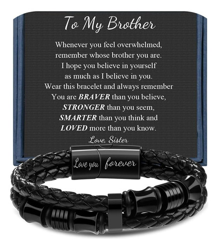 Pulseras De Cuero Barato Para Hombres Negro, 85 Pulgadas De