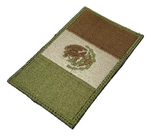 Subdued Mexico Flag Patch