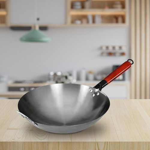 Sartén Wok Sartén Salteado Utensilios De 40 Centímetros