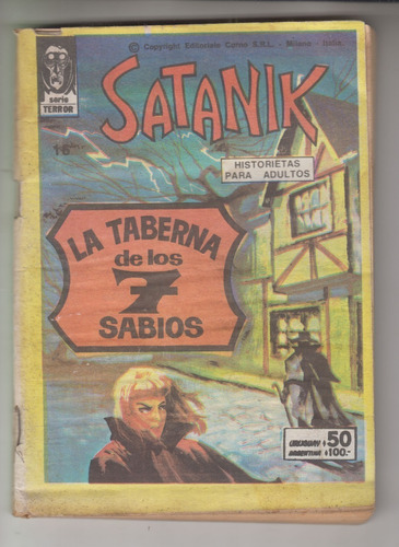 Comic Terror Satanik 16 Bunker Magnus Fumetto Nero Uruguay