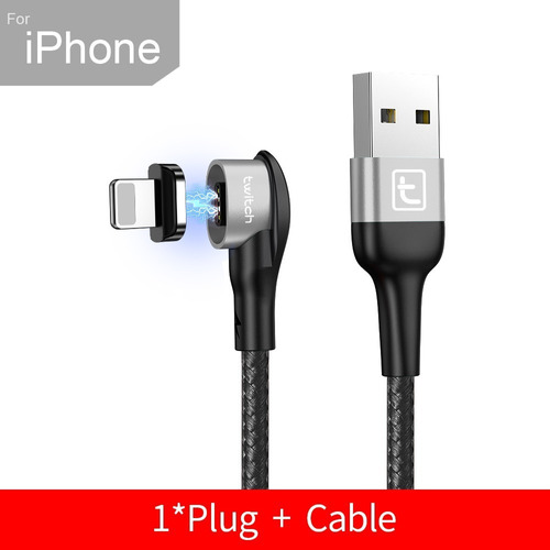 Cable Compatible Con Tipo C Micro Usb iPhone Carga 3.0a 1 Mt