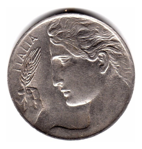 Moneda Italia Reino 20 Centesimi 1922 R Km#44