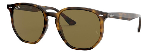 Óculos de sol Ray-Ban I-Shape RB4306 Standard armação de propionato cor gloss tortoise, lente dark brown de plástico clássica, haste gloss tortoise de propionato