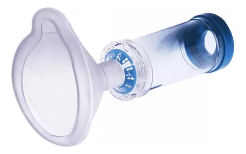 Aerocamara Pediatrica Valvula Inhalador Nebulizador Portatil