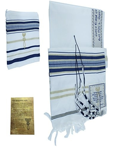 New Covenant Prayer Shawl Tallit Englishhebrew Con Estuch