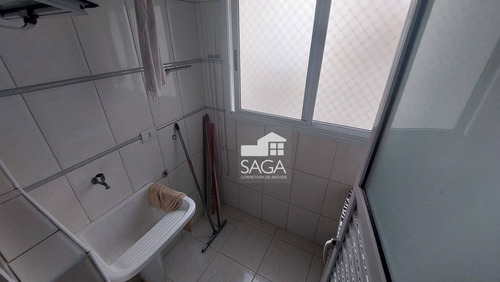 Imagem 14 de 30 de Vista Para O Mar! Mobiliado! Apartamento Com 2 Dormitórios À Venda, 85 M² Por R$ 435.000 - Vila Guilhermina - Praia Grande/sp - Ap4494