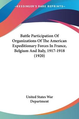 Libro Battle Participation Of Organizations Of The Americ...