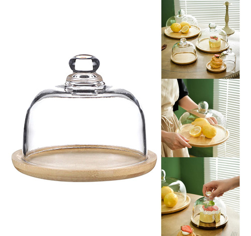 Soporte De Bambú Para Pastel Con Para Pastel De 2 Pulgadas