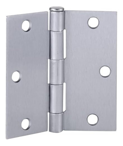 Bisagras De Puerta Interior Cromada Cepillada De 6 Paquetes-