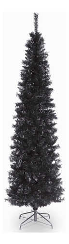 National Tree Arbol De Oropel Negro De 2 Pies Con Soporte De