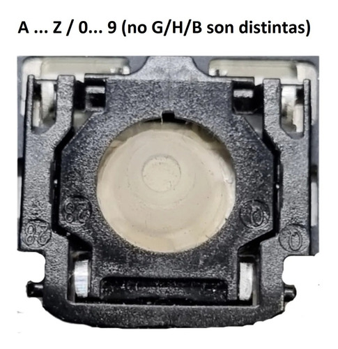 Imagen 2 de 7 de Teclas Sueltas Thinkpad L450 L440 E440 T450 T440 T460 E431