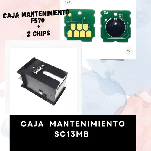 Combo Caja Mantenimiento Sc13mb + 2 Chips F570