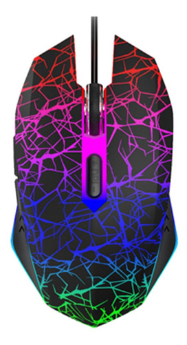 Miniso Mouse Con Luces Gamer Negro 150 Cm