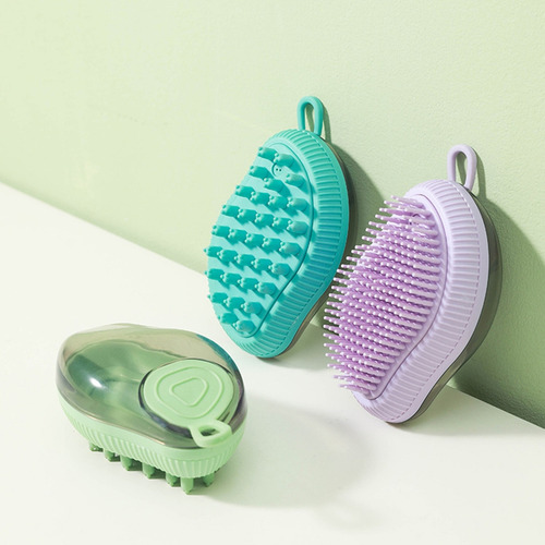 (lgn-a) Cepillo De Silicona Para Baño Y Masaje, Champú B