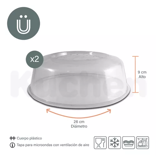 Tapa para microondas 25 cm Mondex