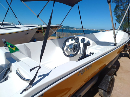 Lancha Rs 530 Com Motor Mercury 50 Elo 2 Tempos 0km 17 Pés