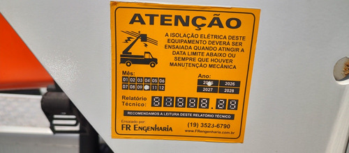 Ford F-4000 Modelo 2018 Com Cesto Aéreo Linha Viva